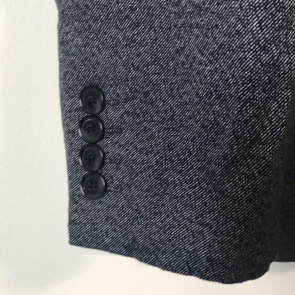 Calvin Klein Slim Fit Sport Coat blazer jacket black gray size Medium - Picture 5 of 14